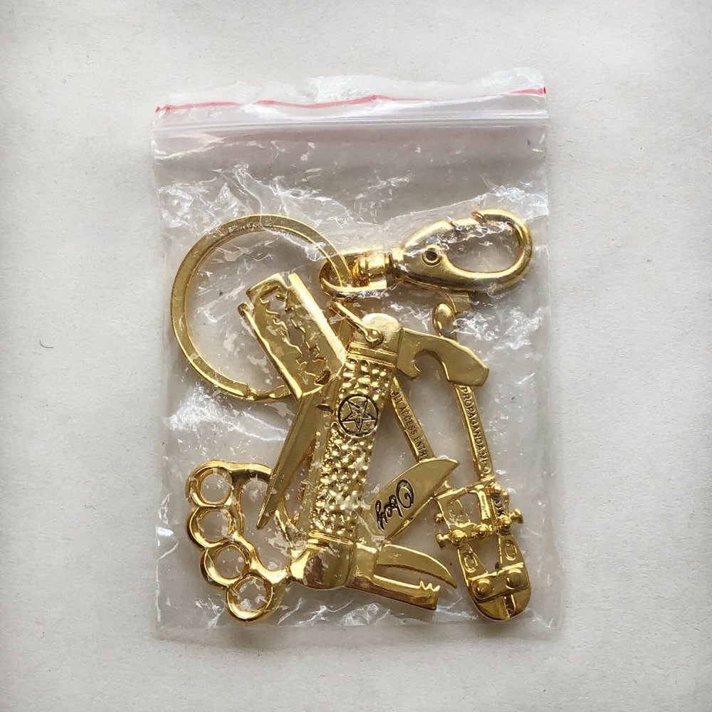 Obey Keychain "Urban Tools" Gold - Picture 3 of 3